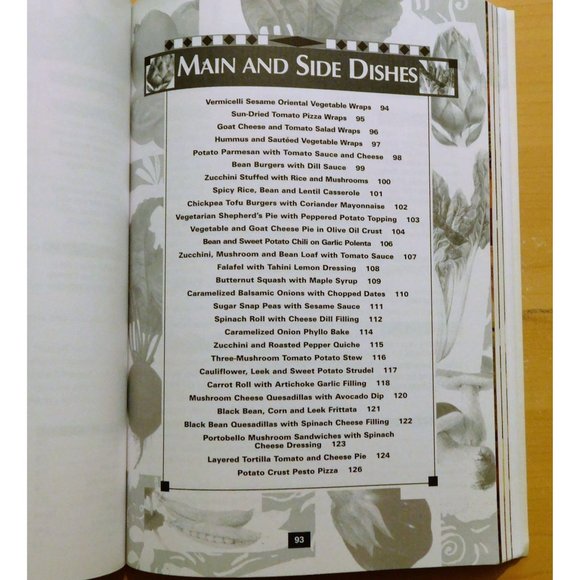 Rose Reisman LIGHT Vegetarian Cooking 1998 Cookbook Recipes Trade PB - Picture 8 of 8